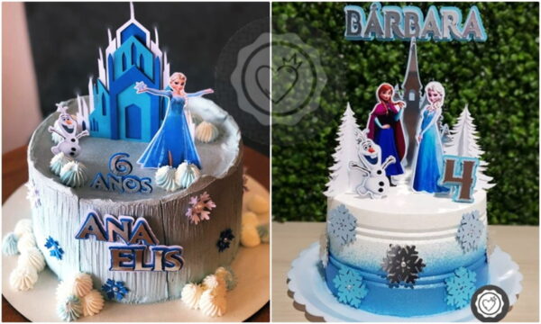 Arquivos de Corte Topo de Bolo Castelo Frozen - Imagem 2