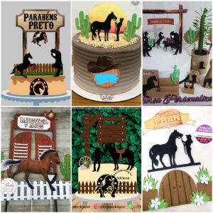 ARQUIVOS DE CORTE TOPO DE BOLO cavalo haras