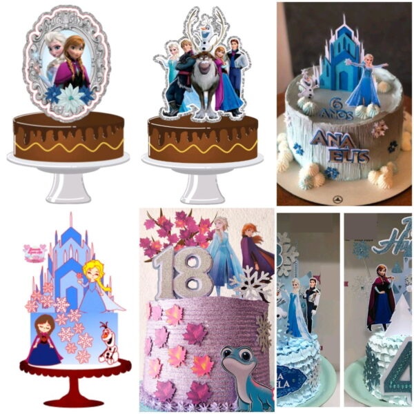 ARQUIVOS DE CORTE TOPO DE BOLO frozen - Imagem 2
