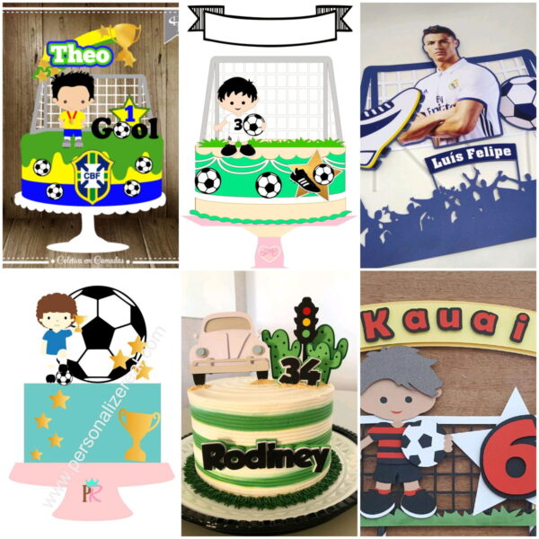 ARQUIVOS DE CORTE TOPO DE BOLO futebol - Image 2