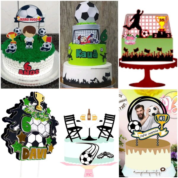 ARQUIVOS DE CORTE TOPO DE BOLO futebol