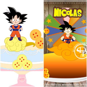 ARQUIVOS DE CORTE TOPO DE BOLO goku
