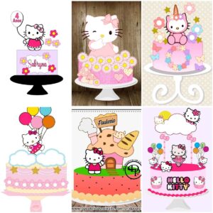 Arquivos de Corte Topo de Bolo Hello Kitty