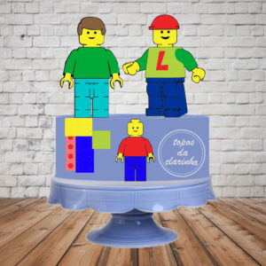 Arquivos de Corte Topo de Bolo Lego Camada