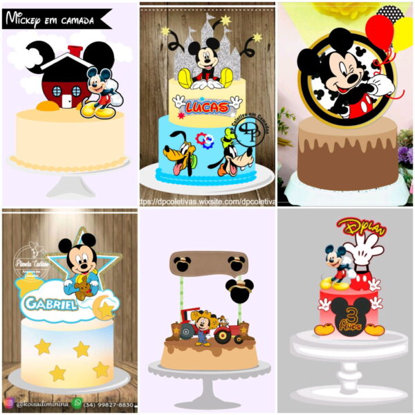 ARQUIVOS DE CORTE TOPO DE BOLO Mickey - Image 3