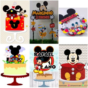 ARQUIVOS DE CORTE TOPO DE BOLO Mickey