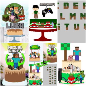 ARQUIVOS DE CORTE TOPO DE BOLO Minecraft
