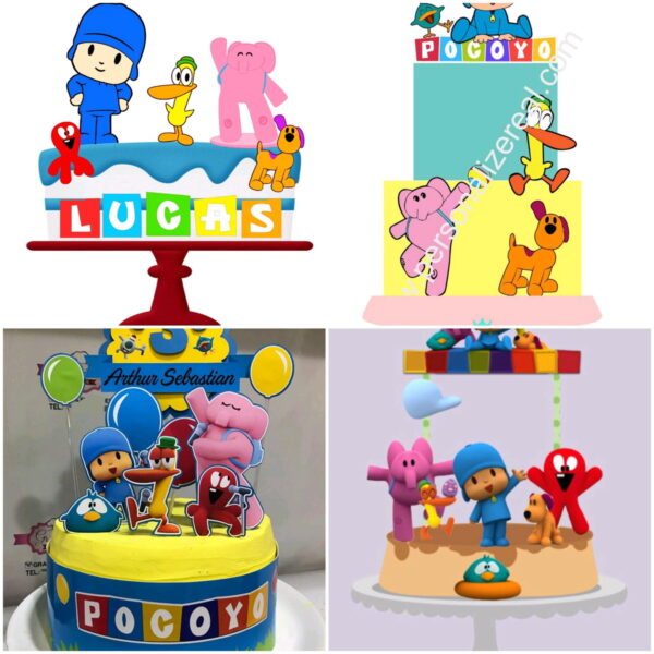 Arquivos de Corte Topo de Bolo Pocoyo - Image 2