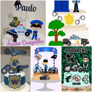 ARQUIVOS DE CORTE TOPO DE BOLO policia