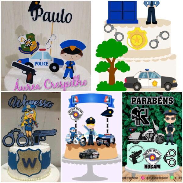 ARQUIVOS DE CORTE TOPO DE BOLO policia