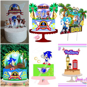 ARQUIVOS DE CORTE TOPO DE BOLO sonic