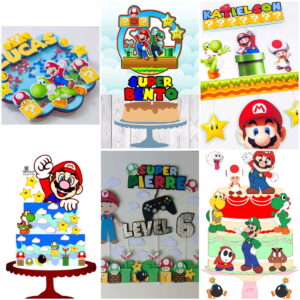 ARQUIVOS DE CORTE TOPO DE BOLO super mario