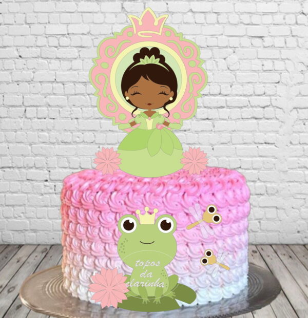 Arquivos de Corte Topo Princesa Tiana Camada