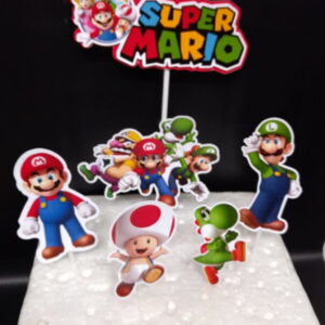 Arquivos Silhouette topo de bolo Super Mario 95