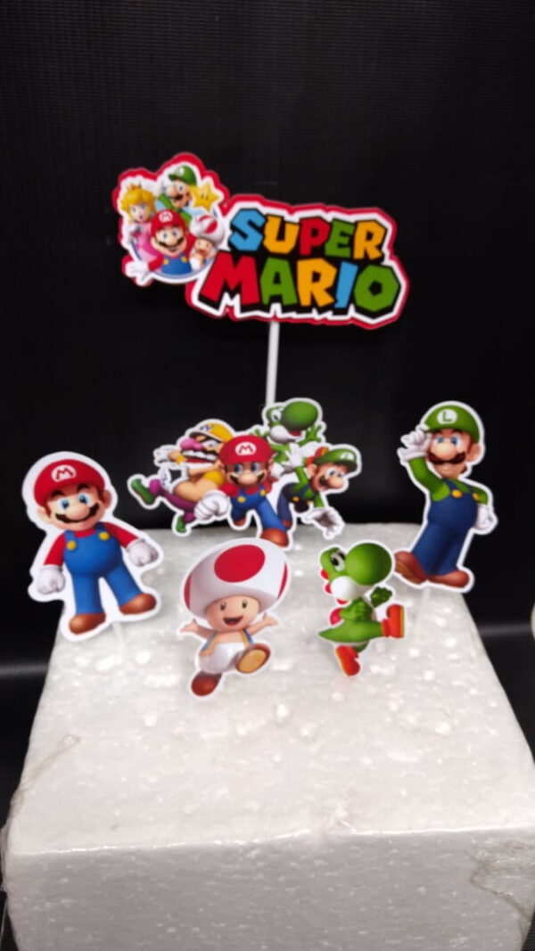 Arquivos Silhouette topo de bolo Super Mario 95