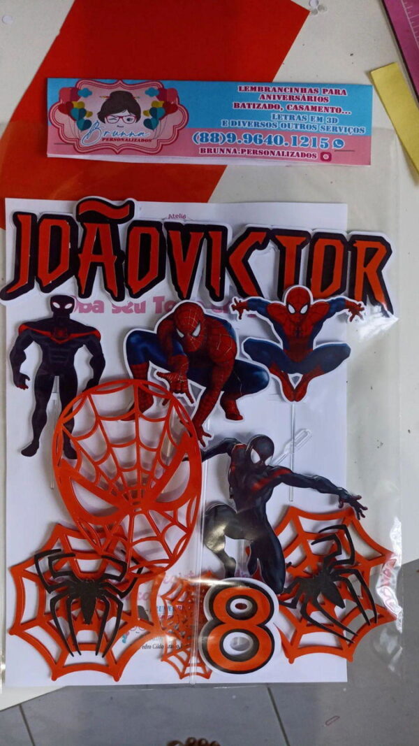 Arte Topo Homem Aranha
