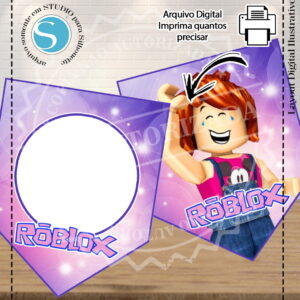 BANDEIROLA MENINA ROBLOX - ARQUIVO DIGITAL