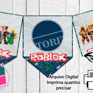 BANDEIROLA ROBLOX - ARQUIVO DIGITAL