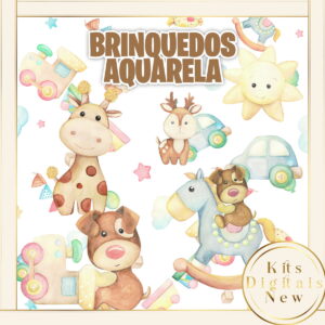 Brinquedos Aquarela Kit Digital