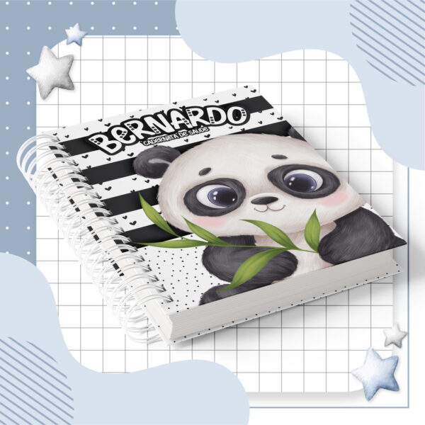 Caderneta de Vacinação Panda Aquarela - Arquivo Digital - Image 2