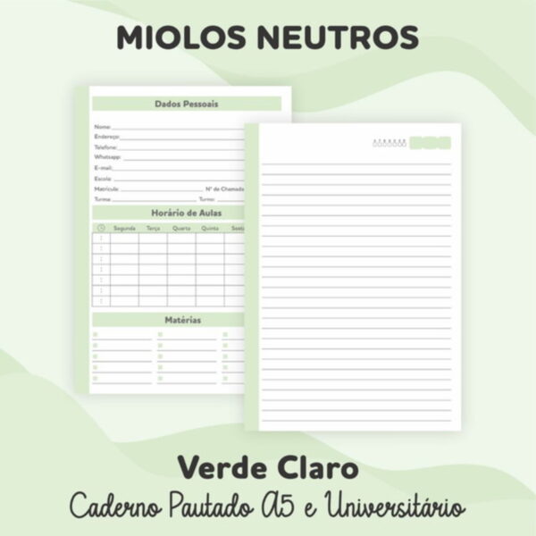 Cadernos - Kit Digital Miolos Cadernos Universitario - Image 2