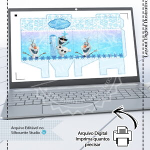 CAIXA MILK FROZEN OLAF - ARQUIVO DIGITAL