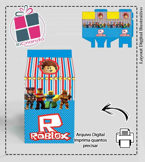 CAIXA MILK ROBLOX - ARQUIVO DIGITAL