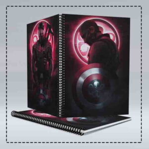 Capa de Caderno Capitão Hydra Arquivo Digital