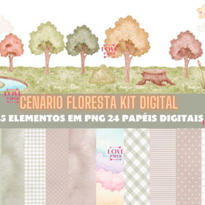 Cenário Floresta Kit Digital