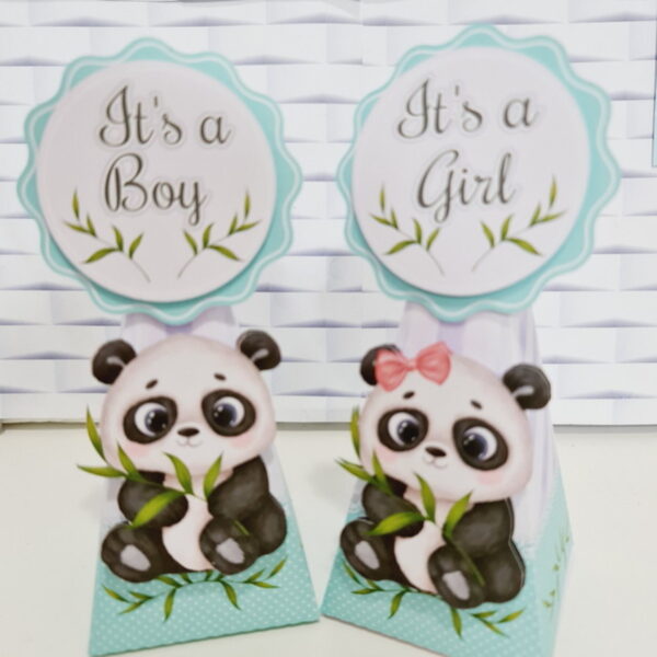Chá Revelação Panda - Arquivos Corte Studio e pdf 724 - Image 5