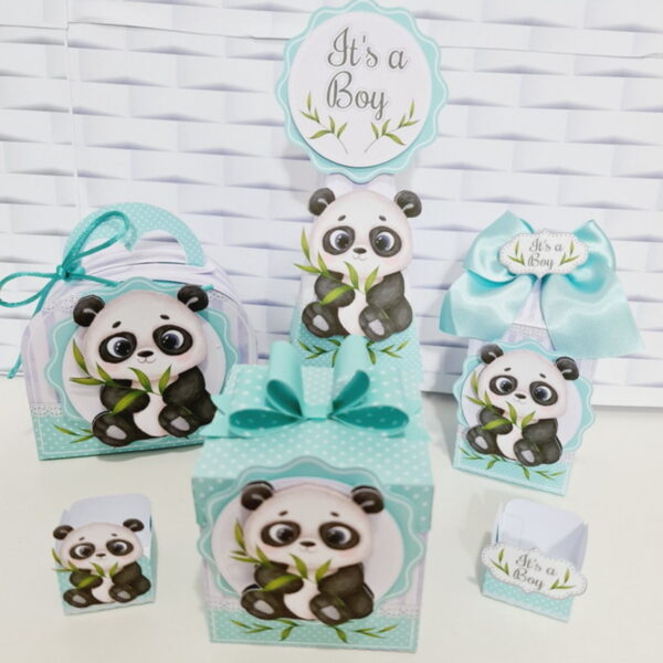 Chá Revelação Panda - Arquivos Corte Studio e pdf 724 - Image 3