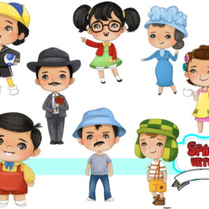 Chaves Baby Aquarela Kit Digital Compre 1 Leve 3
