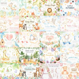 Combo - 42 Kits Aquarela Em Png