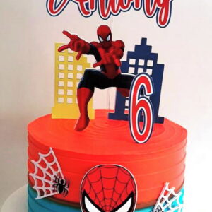 COMBO + Arquivo de Corte - Topo de Bolo Homem Aranha 3