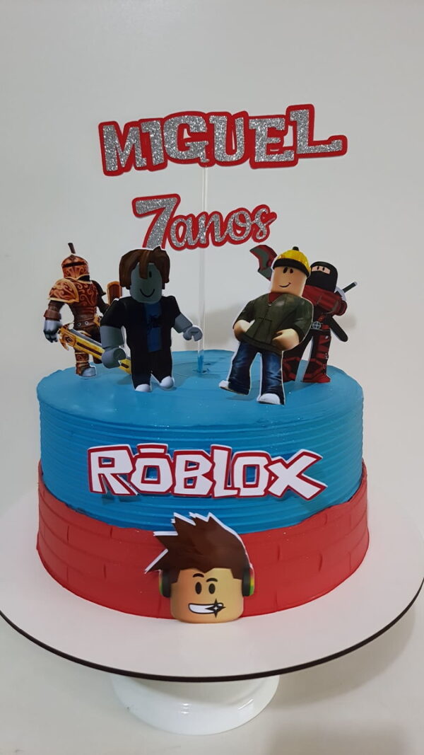 COMBO + Arquivo de Corte - Topo de Bolo Roblox
