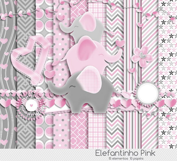 kit digital Elefantinhos 3 kits