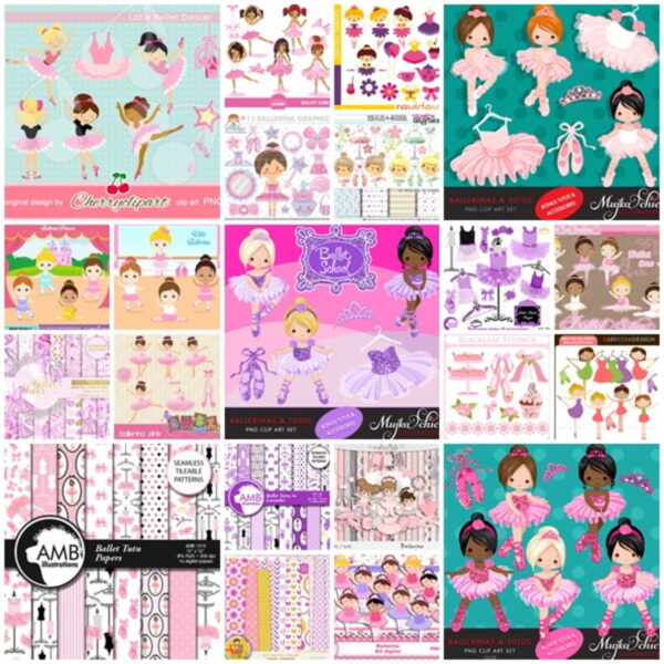 Combo Kits Digitais Bailarina - Image 2