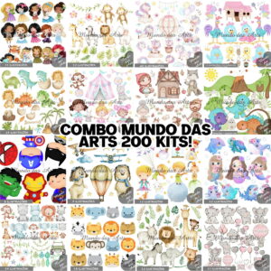 Combo Mundo Das Arts (200 Kits)