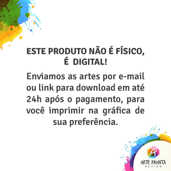 Decoração Jardim Aquarela (artes Digitais para Painéis) - Image 3