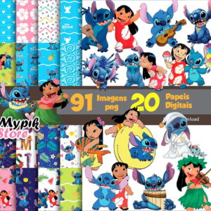 Kit Digital Lilo e Stitch