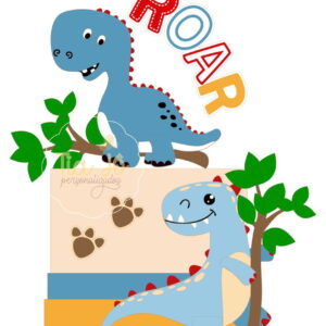 Arquivo de Corte-dinossauro Azul Topo-studio