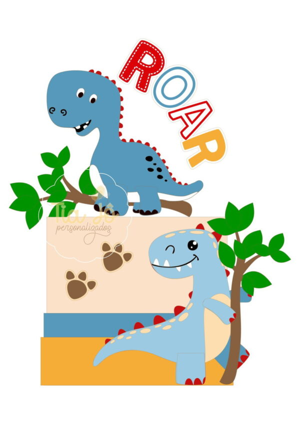 Arquivo de Corte-dinossauro Azul Topo-studio