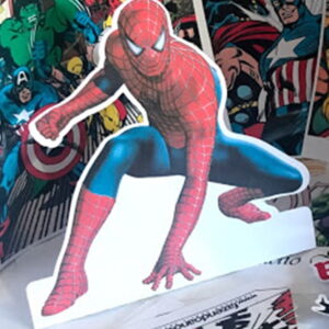 Display de Mesa Arquivo de Corte Silhouette Homem Aranha