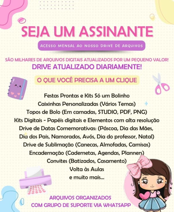 Drive de Arquivos - Acesso Mensal - Leia a Descrição