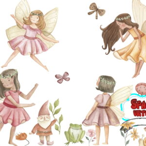 Fadas Aquarelas Kit Digital. Reef: 849