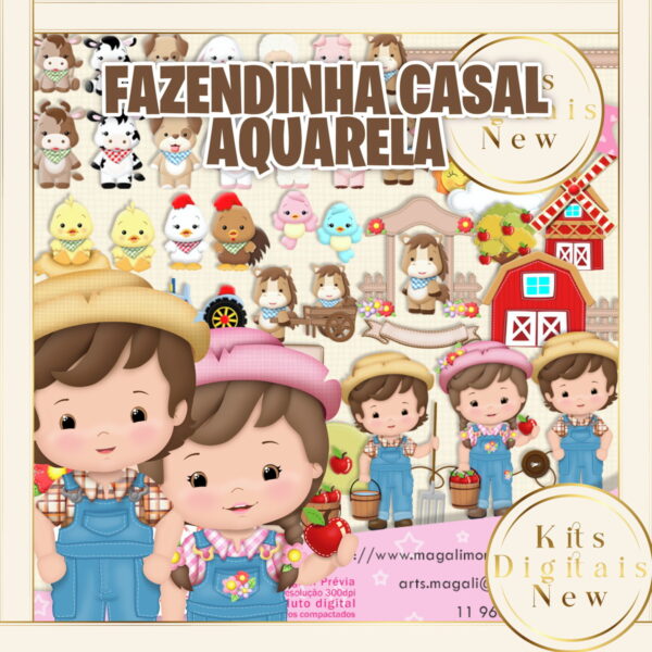 FAZENDINHA FAZENDEIROS KIT DIGITAL