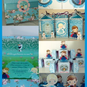 Frozen 13 - Combo de Arquivos de Corte para Festas 2909
