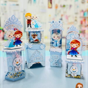 Frozen -artes Caixas Vitrine Studio,pdf,svg - 1803