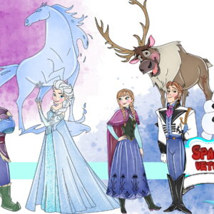 Frozen Kit Digital Aquarela Reef: 852