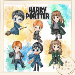 Harry Potter Aquarela Kit Digital